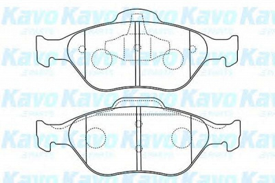 KAVO PARTS bp4567 -  Комплект тормозных колодок, дисковый тормоз